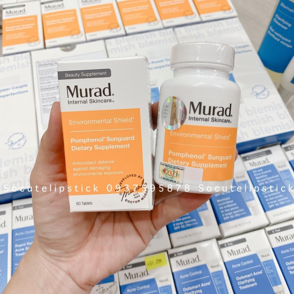 Viên Chống Nắng Mu.rad Pomphenol Sungard Dietary Supplement 60v | Thế Giới Skin Care
