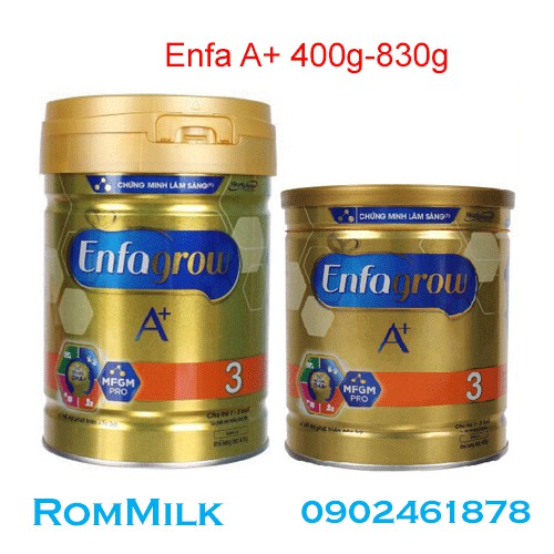 Sữa Enfagrow A+ 400g - 830g ( Date 2023 )