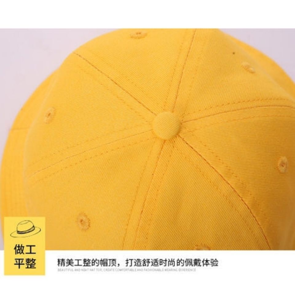Nón Tai Bèo Chất Liệu Cotton Màu Vàng Phong Cách Nhật Bản Dễ Phối Đồ Cho Học Sinh Mẫu Giáo