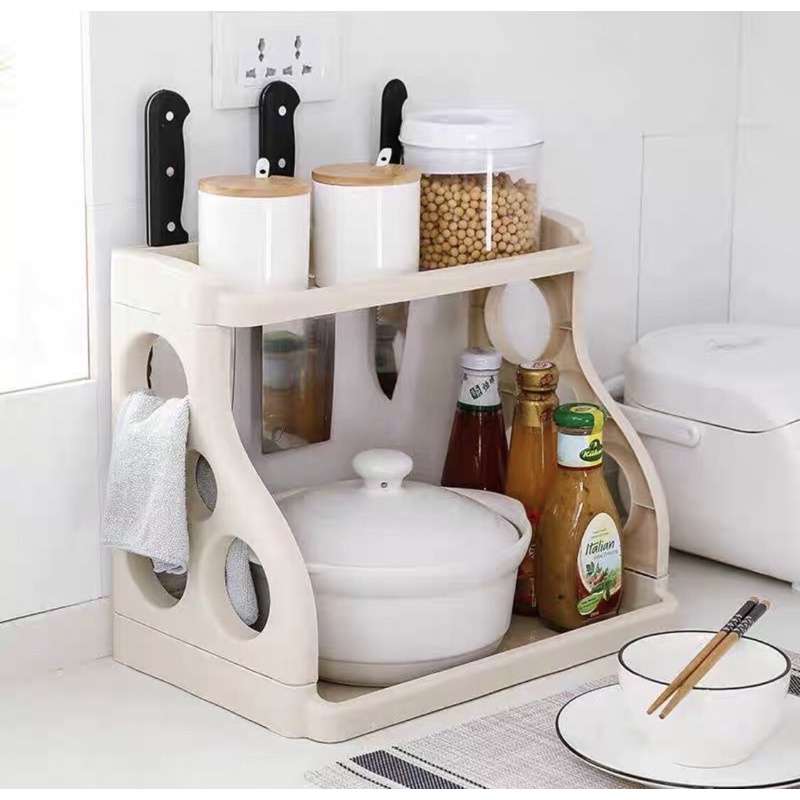 Kệ Đựng gia vị đa năng 2 tầng