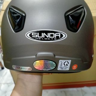 Mũ nón bảo hiểm Sunda (135D trơn)