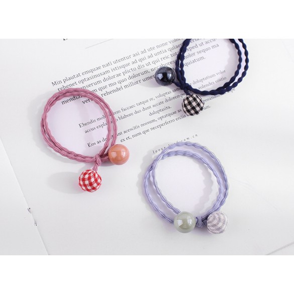 CỘT TÓC HÌNH VIÊN BI NHIỀU MÀU-PK91