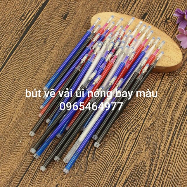 Bút vẽ vải ủi nóng tự bay 4 màu(12 cây)