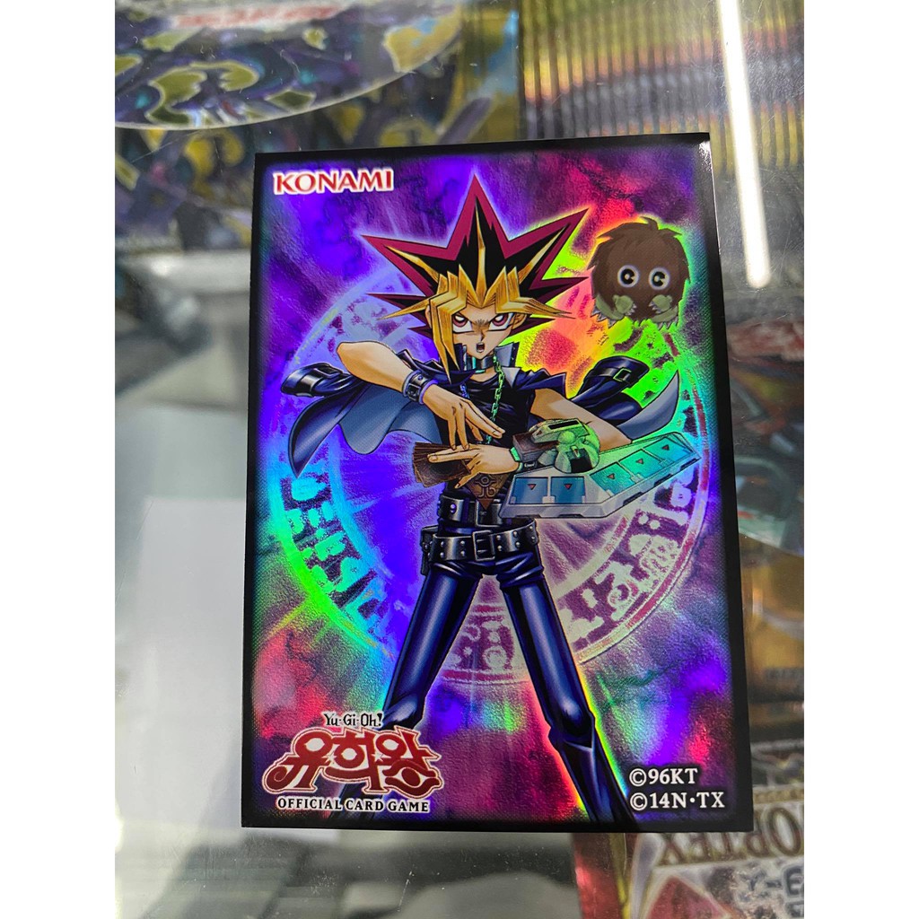 [ Dưa Hấu Yugioh ] Bọc bài lẻ chính hãng Yugioh Size  - Yami Yugi - Sleeve 6,3cmx9cm