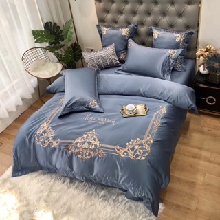 Bộ chăn ga lụa satin Hoàng gia (7 màu)