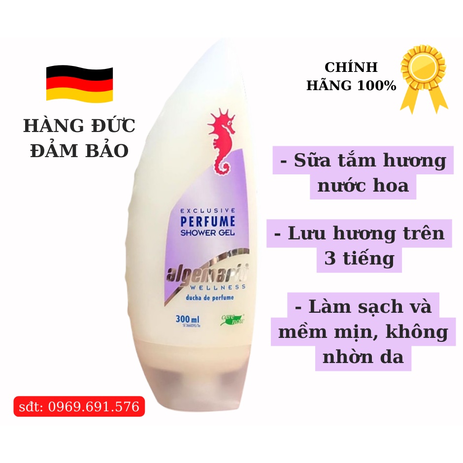 ALGEMARIN - Sữa tắm cá ngựa hương nước hoa - Exclusive Perfume Shower Gel 300ml