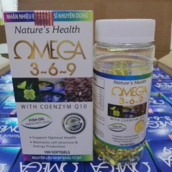 Omega 369 - Hộp 100 viên - Tăng cường dưỡng chất cho mắt giúp mắt sáng