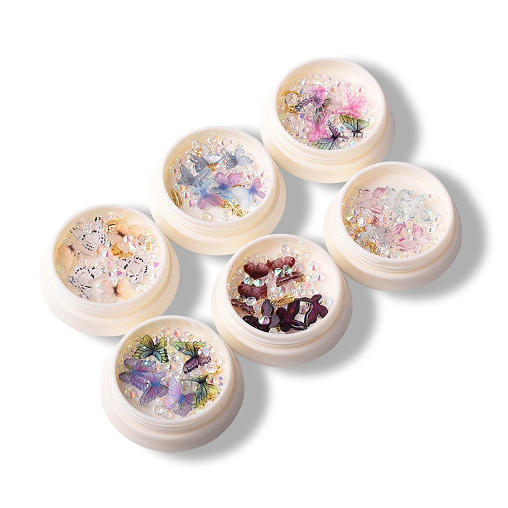 [Hàng mới về] Hộp Phụ Kiện Trang Trí Móng Tay Nghệ Thuật Cho Nữ