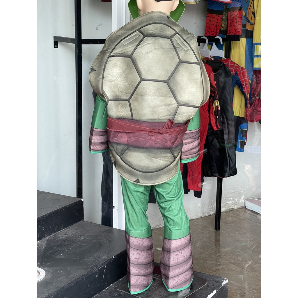 HM0897 Trang Phục Áo Liền Quần Hóa Trang Nhân Vật Ninja Rùa Cho Bé Kèm Mặt Nạ