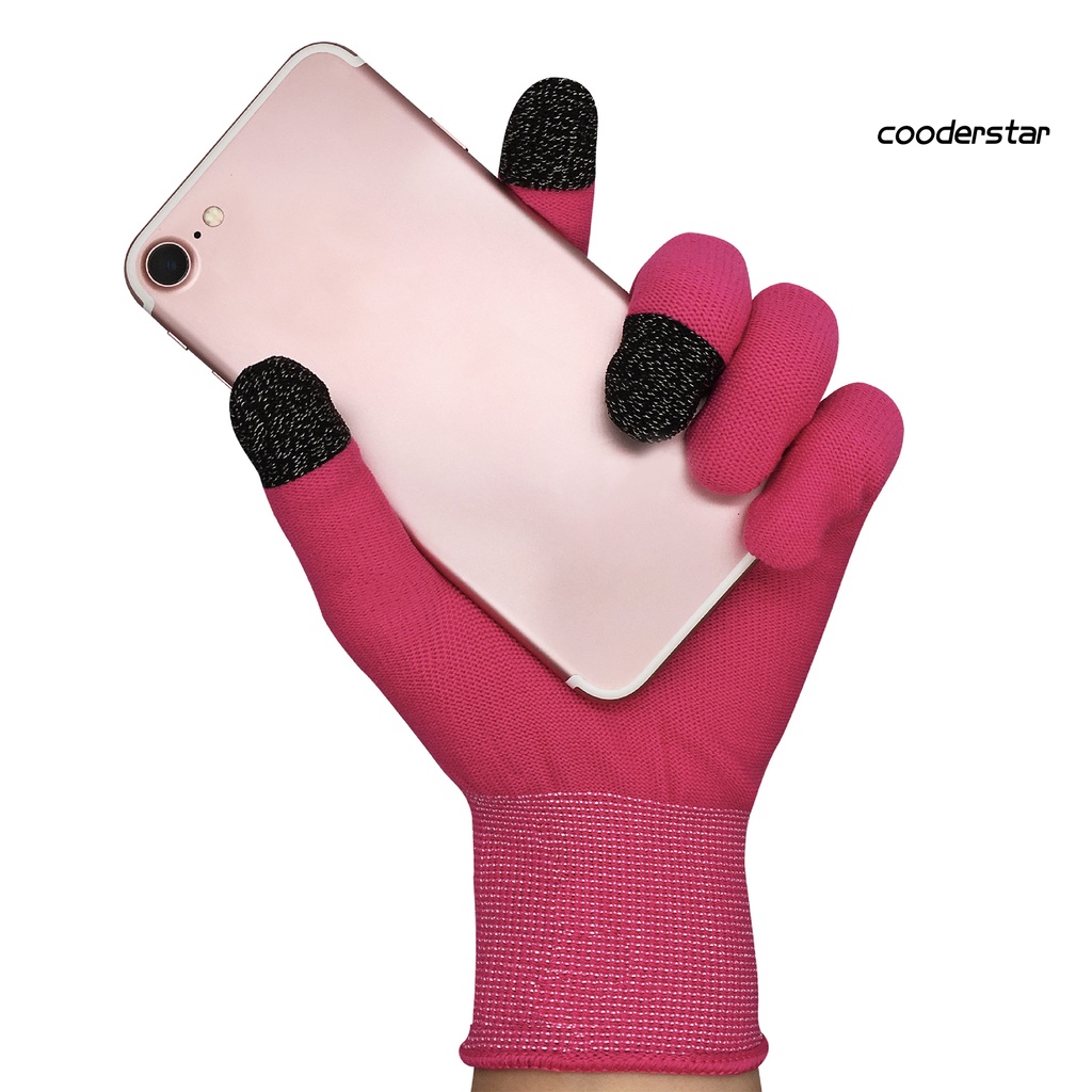 Cặp găng tay chơi game giữ ấm chống mồ hôi cảm ứng màn hình điện thoại