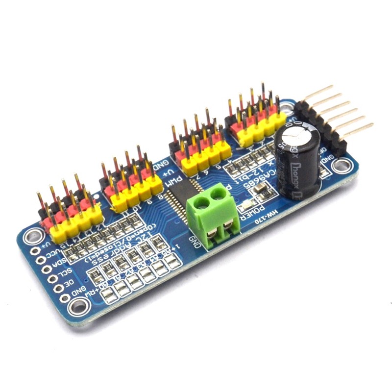 16 Kênh 12-bit PWM / Servo Driver-I2C Giao diện PCA9685 Mô-đun Raspberry Pi khiên mô-đun servo