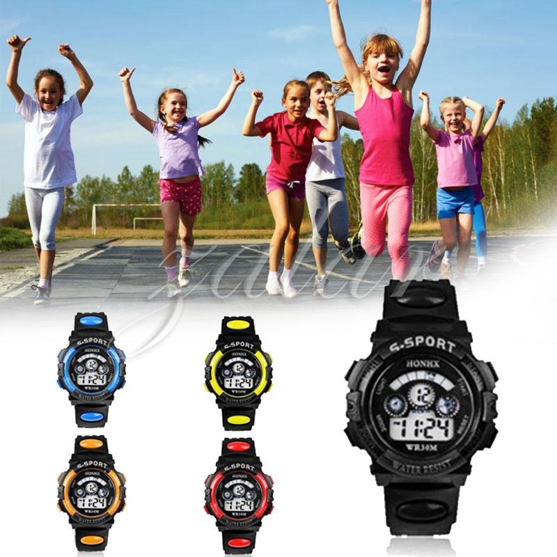 Children's Sports Watch Rubber Band Waterproof Multi-function Electronic Wrist Watch