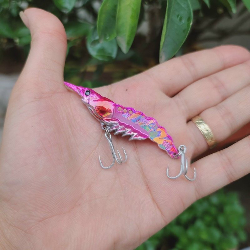 Mồi tôm sắt câu Lure