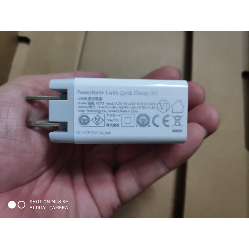 [Chính Hãng] Củ sạc Anker Quick Charge 3.0