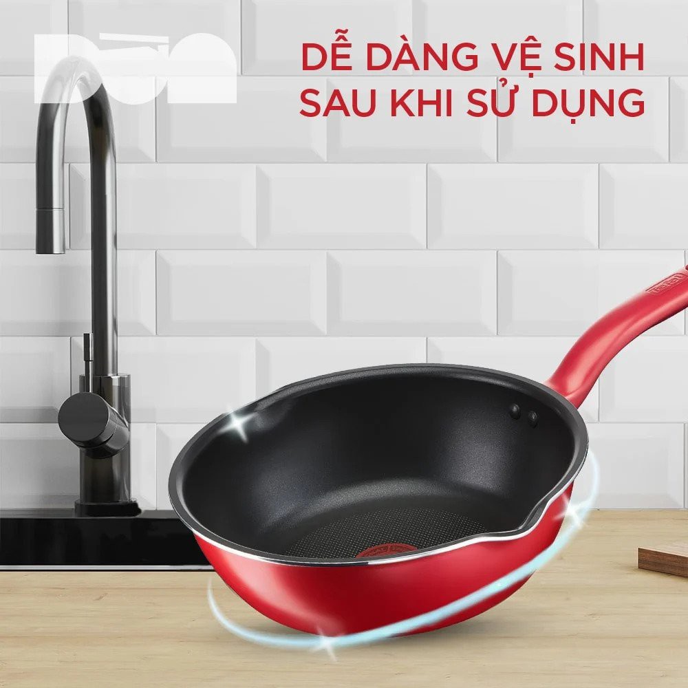 Chảo đáy từ lòng sâu chống dính cao cấp 28cm - Tefal So Chef