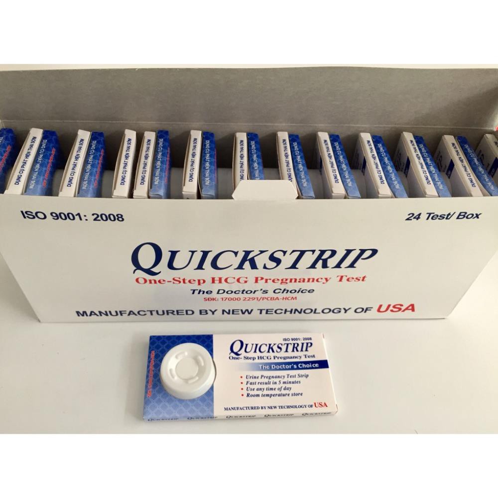 Que Thử Thai Quickstrip 6 Que - Phát Hiện Thai Sớm