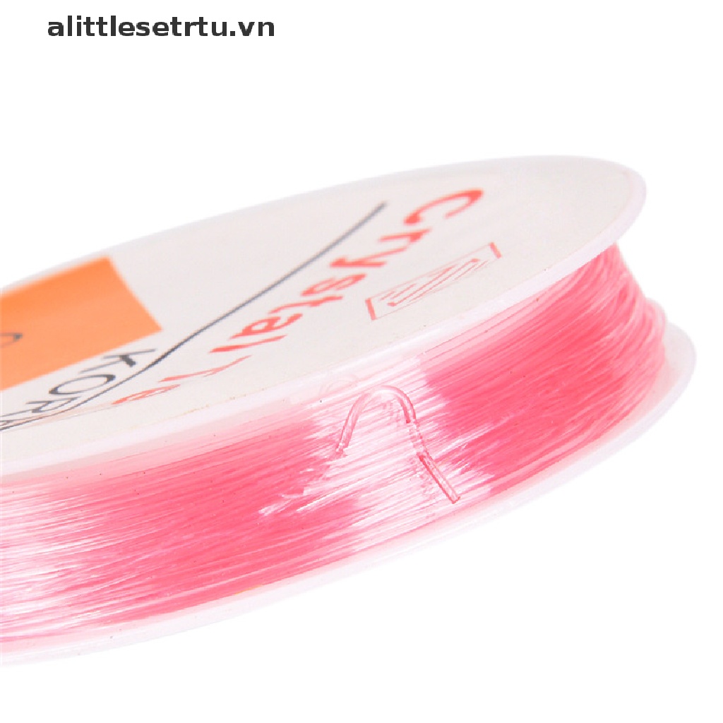 1 Cuộn Dây Cước Co Giãn 0.6mm Làm Trang Sức Chuyên Dụng