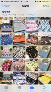 Sét ga chun / 2 vỏ gối nằm Cotton Poly