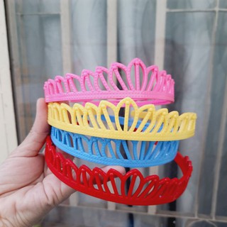 Bờm cài tóc nhựa vương miện 2