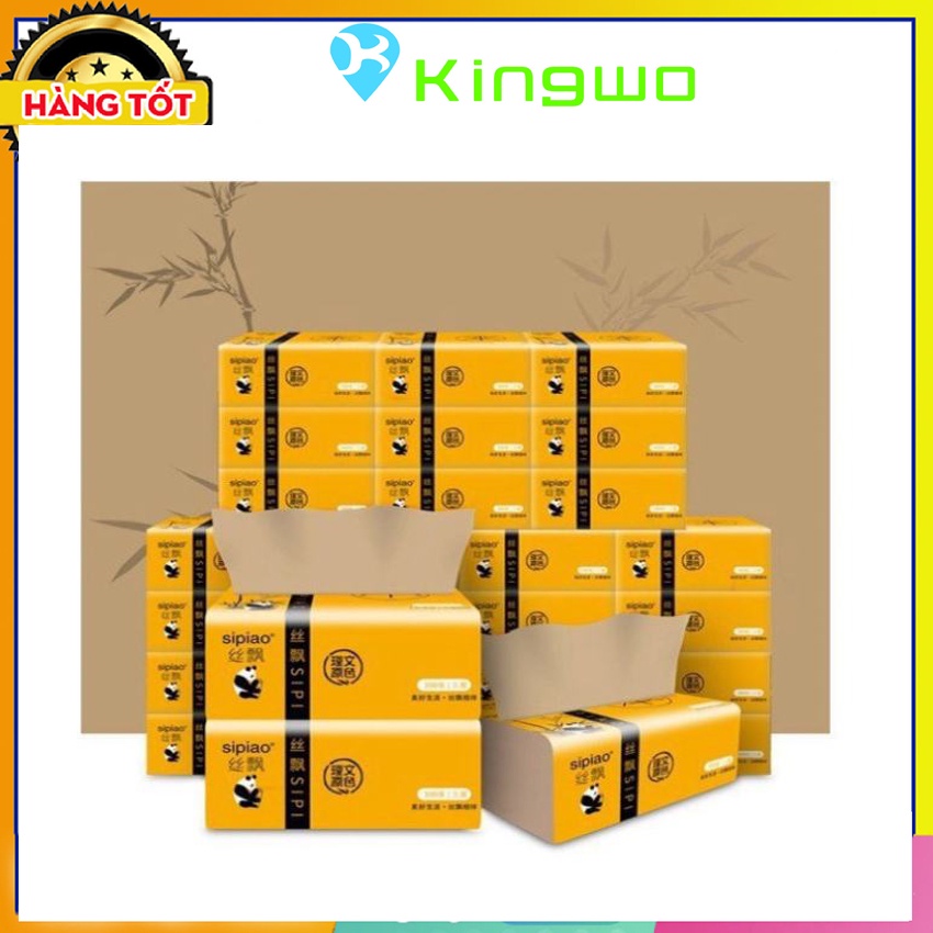 Thùng 30 Gói Giấy Ăn Gầu trúc Lampure