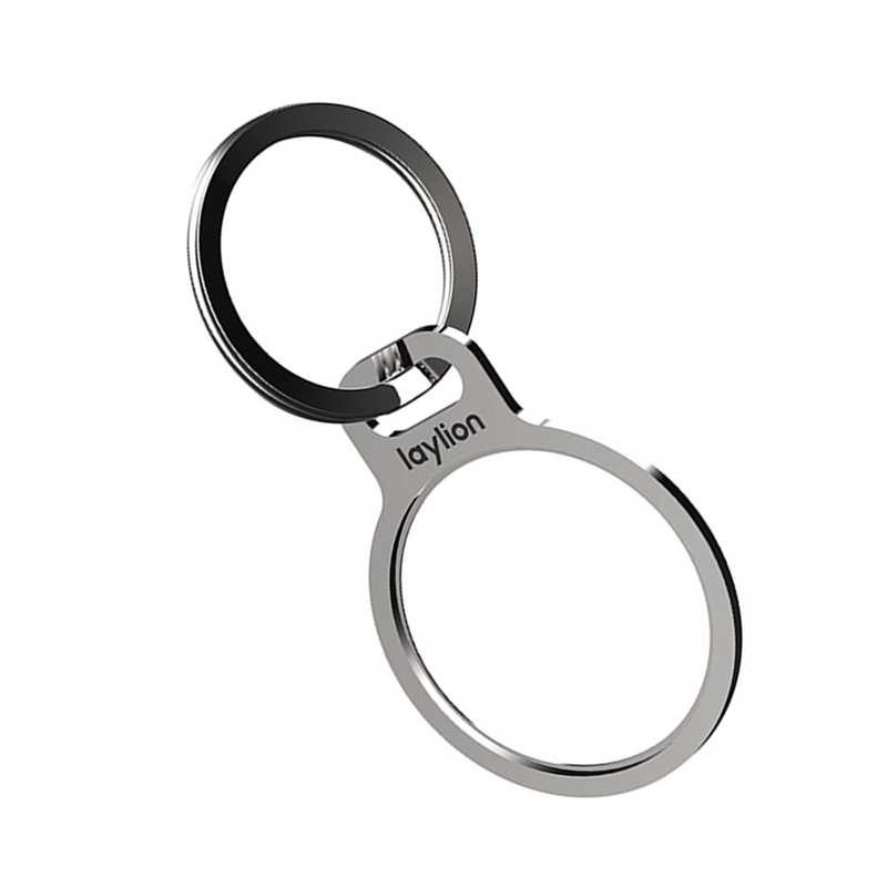 Vỏ Bảo Vệ Hộp Đựng Tai Nghe AirTag Bằng Thép Không Gỉ Kèm Móc Khóa Chống Thất Lạc Tiện Dụng