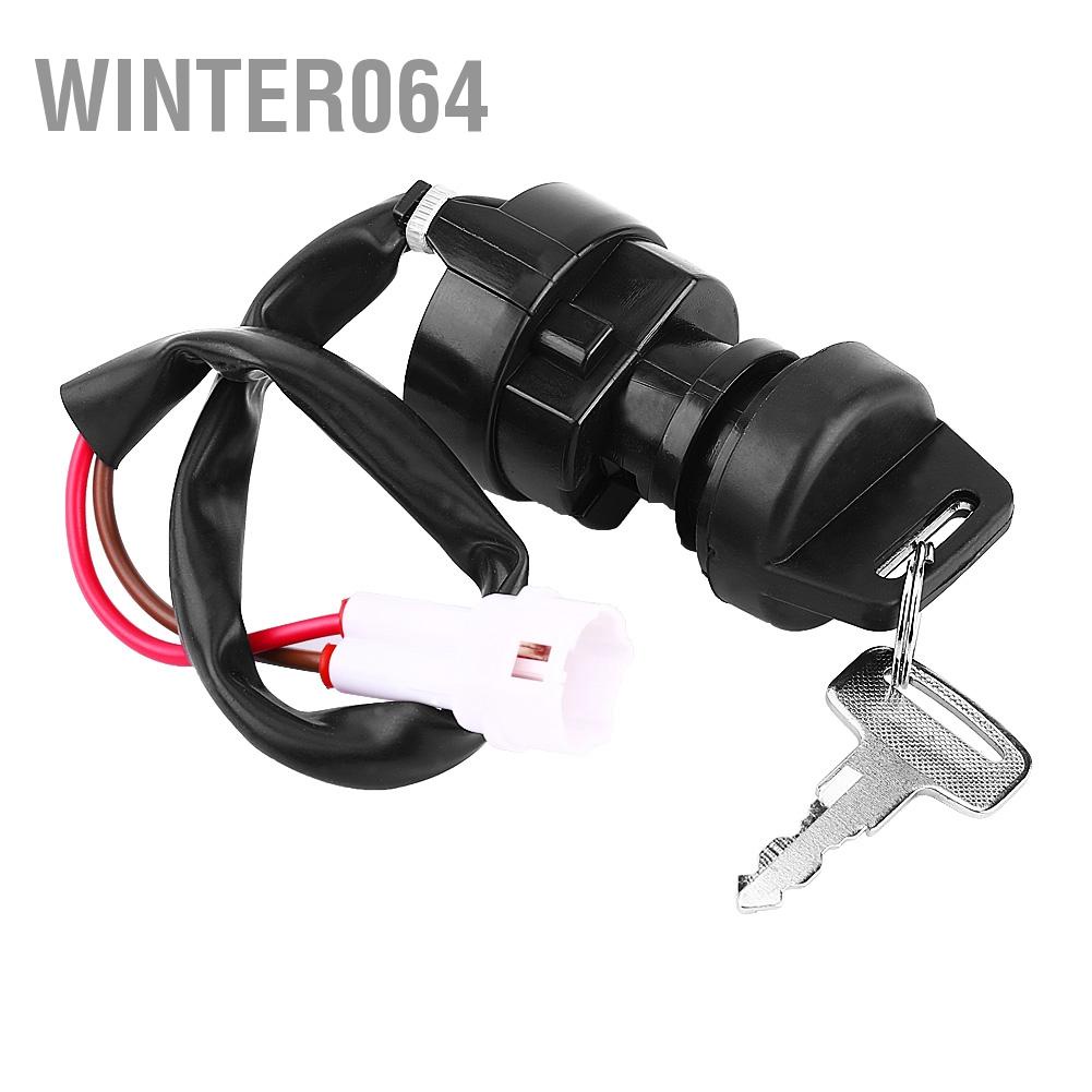 Winter064 2 Pin Motorcycle ATV Ignition Key Switch For Yamaha YFM 350 Bruin 660R 700R Raptor 350X Warrior