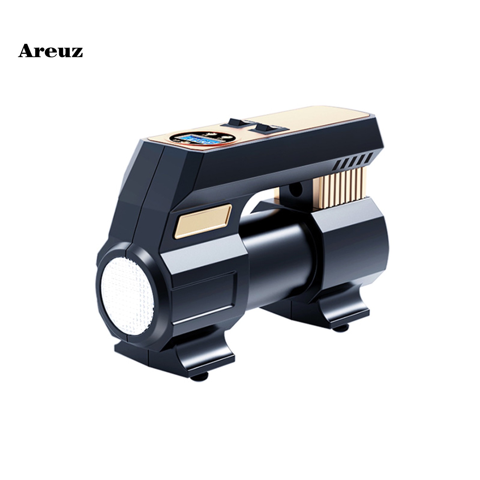 areuz Home  Life Black Car Air Compressor Pointer/Digital Tire Inflator Compressor 30s Quickly Pumping for Auto