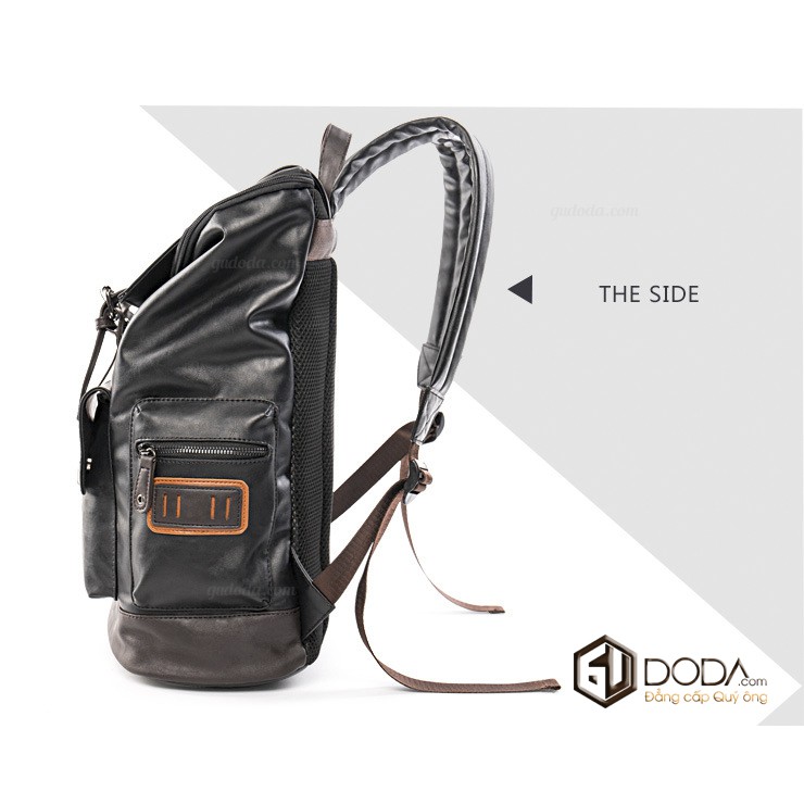 Balo Da Nam - Balo Da Hàn Quốc GU6605 w9830 Chất Liệu Da Cao Cấp Chống Nước Thời Trang 2019
