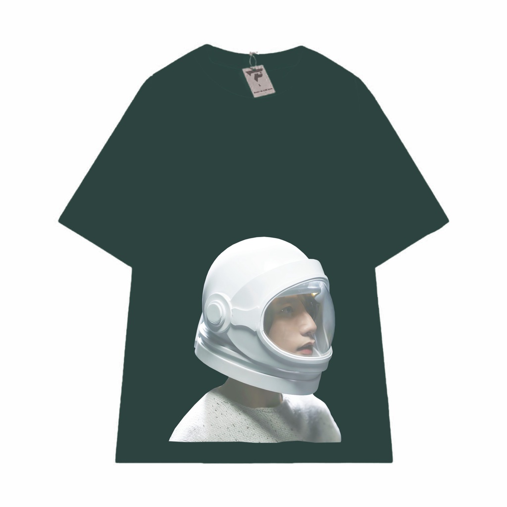 Áo thun unisex nam nữ phi hành gia tay lỡ vải mịn mát FPLUS FP120