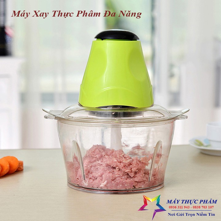 Máy Xay Thịt Xay Thực Phẩm Đa Năng Dung Tích 2L