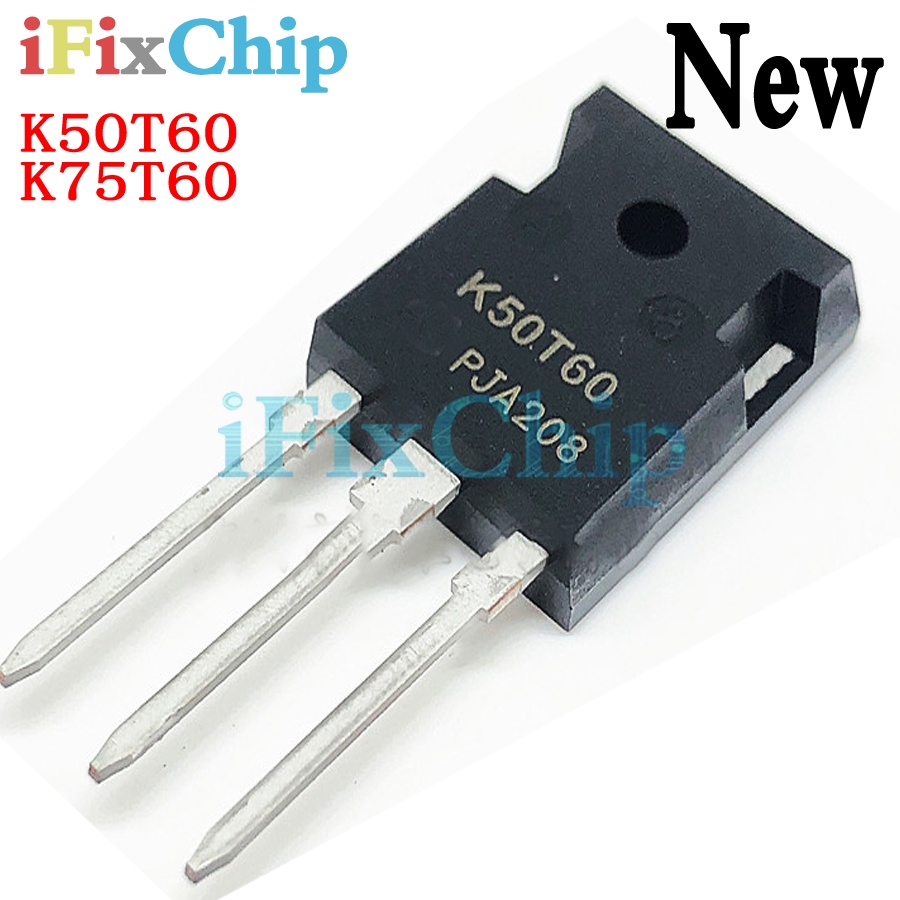 Bộ 5 Linh Kiện Điện Tử k50t60 ikw50n60t 50n60 k75t60 ikw75n60t 75n60 to-247 igbt Chất Lượng Cao