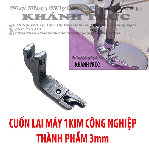 [ Từ 1.6mm đến 5mm ] Chân vịt cuốn lai thành phẩm từ 1.6mm đến 5mm máy may công nghiệp 1kim