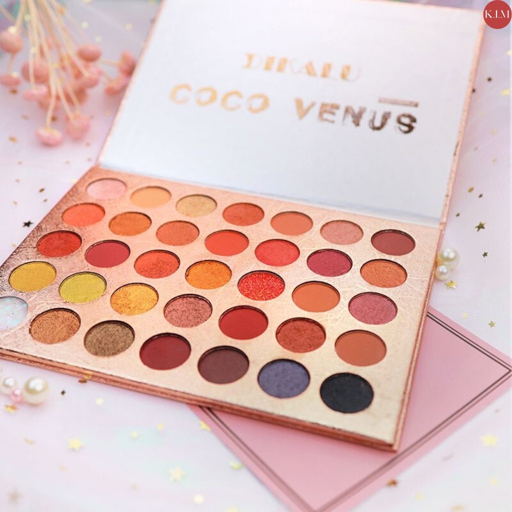 Bảng Phấn Mắt Dikalu Coco Venus 35 Ô Chính Hãng Nội Địa Trung