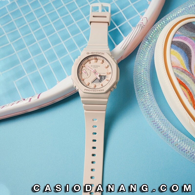Đồng hồ nữ dây nhựa Casio G-Shock chính hãng GMA-S2100-4ADR - bảo hành 5 năm