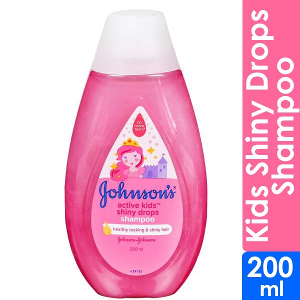 Dầu Gội Đầu Trẻ Em Hoạt Tính Sáng Bóng Johnson 200ml