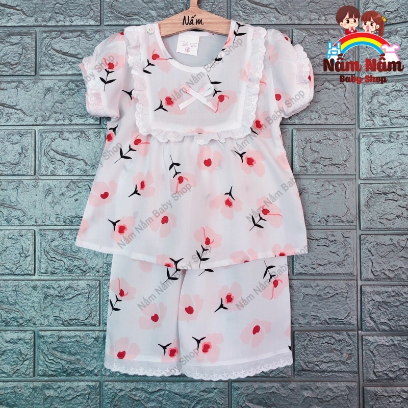 Bộ lanh/tole 2 da quần lửng cho bé 8-32kg(đã phân loại sẵn)