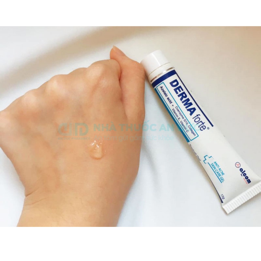 Derma Forte Kem Giảm Mụn Ngừa Thâm Trứng Cá, Mụn Ẩn, Mụn Đầu Đen, Kem Derma Forte 15g