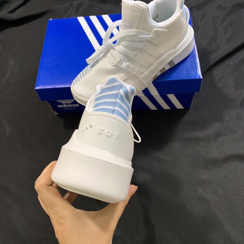 ⚡️𝐅𝐑𝐄𝐄 𝐒𝐇𝐈𝐏⚡️giày Eqt trắng xanh tặng kèm box và bill