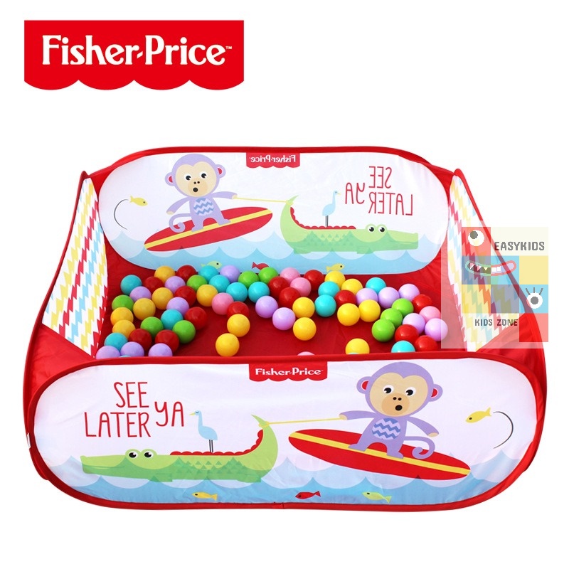 [Có sẵn] [Siêu sale] Quây bóng cao cấp FISHER PRICE cho trẻ vui chơi trong nhà, dễ dàng gấp gọnuyy