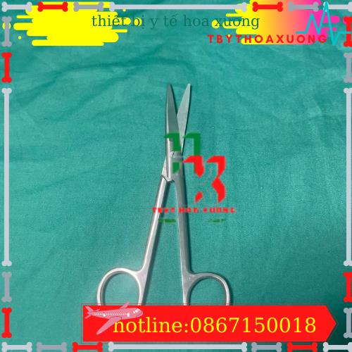 [Hàng Chính Hãng Parkistan] Kéo Y Tế Thẳng Nhọn 18cm- Kéo Cắt Chỉ