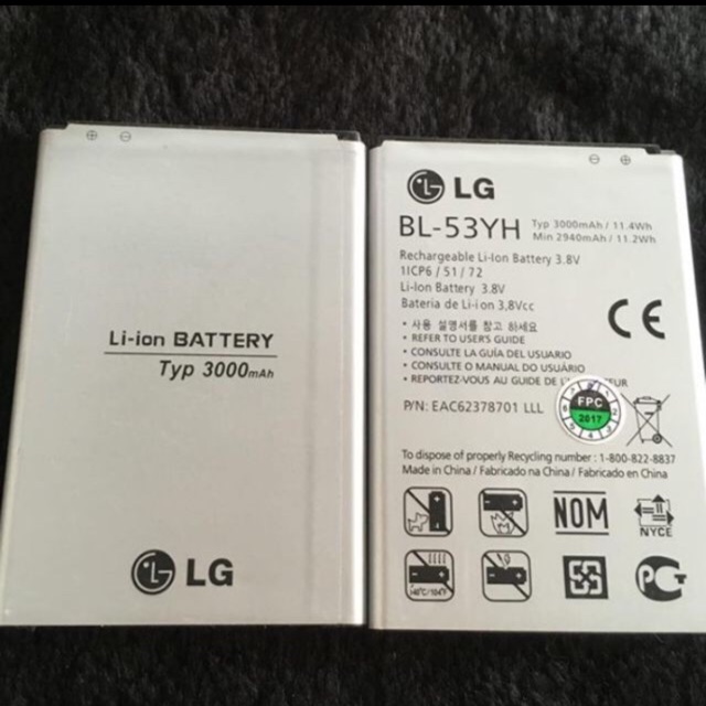 Pin xịn BL 53YH LG G3 bảo hành 3 tháng