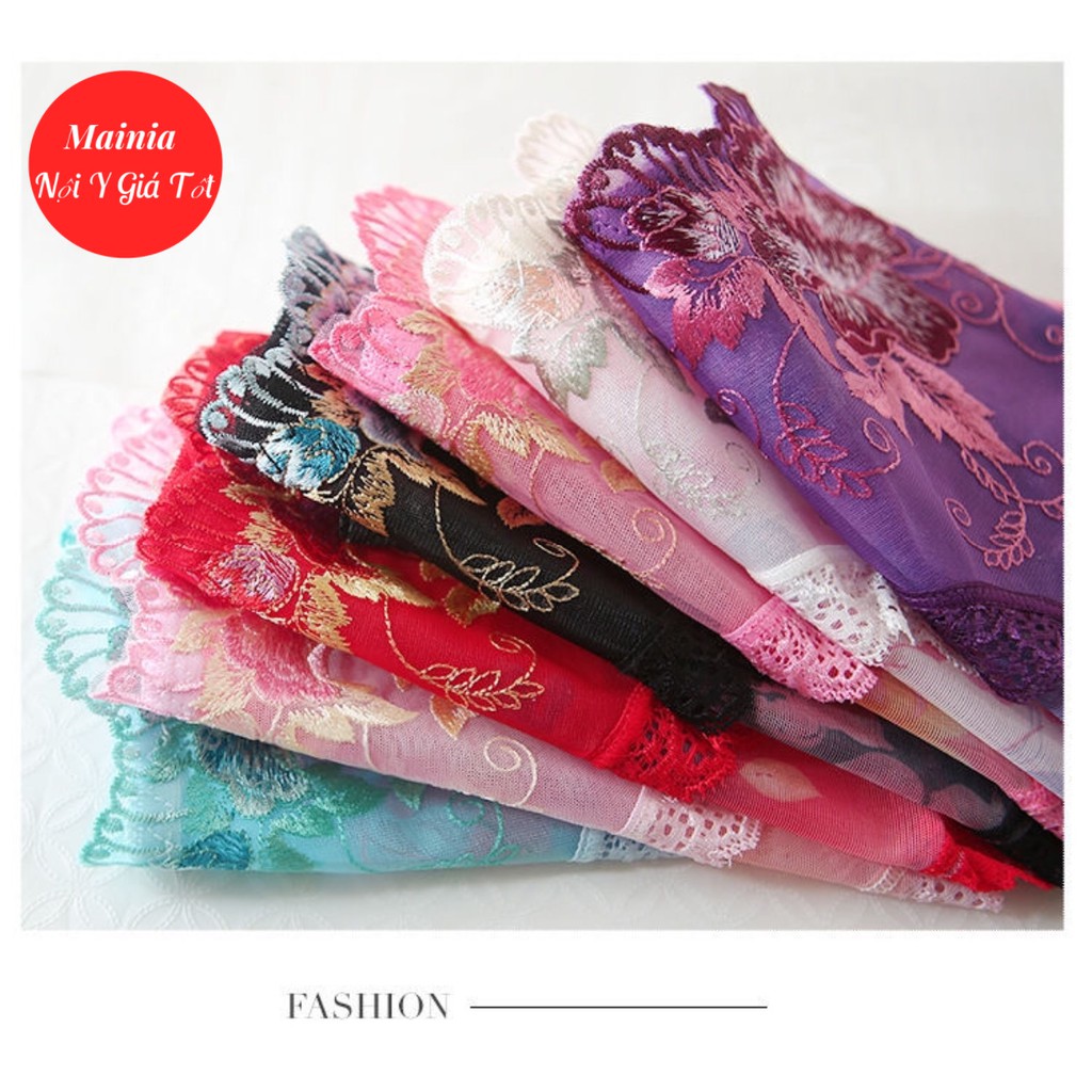 Quần Lót Nữ Ren Thêu Hoa Hồng 3D Xuyên Thấu Quần Chíp Nữ Sexy Gợi Cảm Cao Cấp Loại 1 Mainia Shop | BigBuy360 - bigbuy360.vn