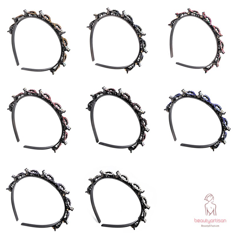 Băng Đô Cài Tóc Nhiều Lớp Đính Đá Thời Trang | BigBuy360 - bigbuy360.vn