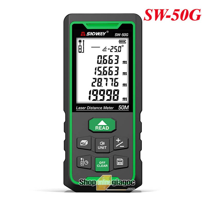 Máy Đo Khoảng Cách SNDWAY SW-50G/SW-70G/SW-100G