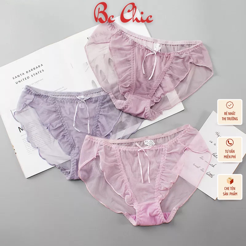 COMBO 5 Quần Voan xuyên thấu mềm mịn Cao Cấp 0346 BC_CHIC LINGERIE