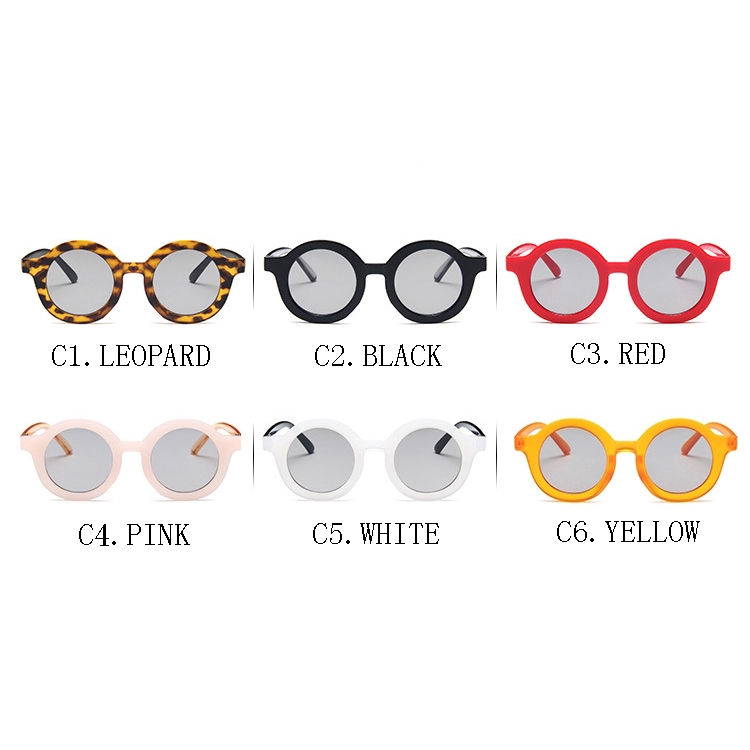 Kính mát gọng tròn cho bé trai và bé gái