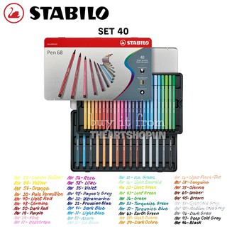Bút Lông STABILO PN68 (Bộ 10 Cây)