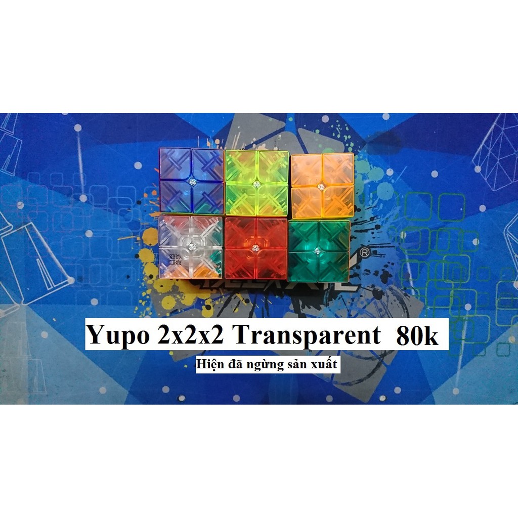 Rubik 2x2x2. Yupo Transparent