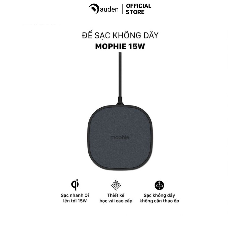 Đế sạc không dây Mophie 15W Hàng chính hãng