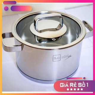 [BẢO HÀNH 25 NĂM] Nồi Inox Fivestar 3 đáy B4-LV-3304 cao cấp